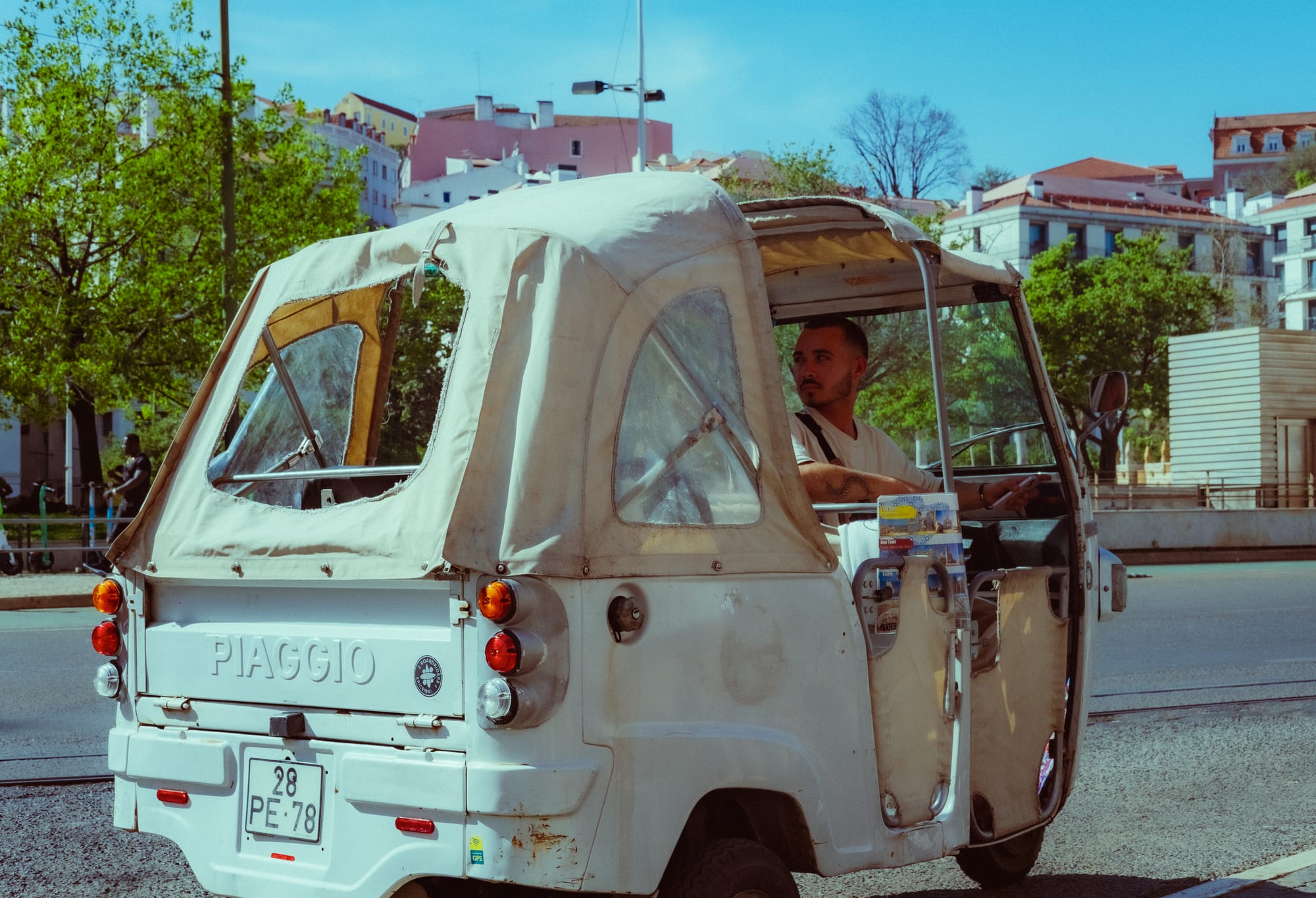 Tuk-tuk postcards from Lisbon, Portugal